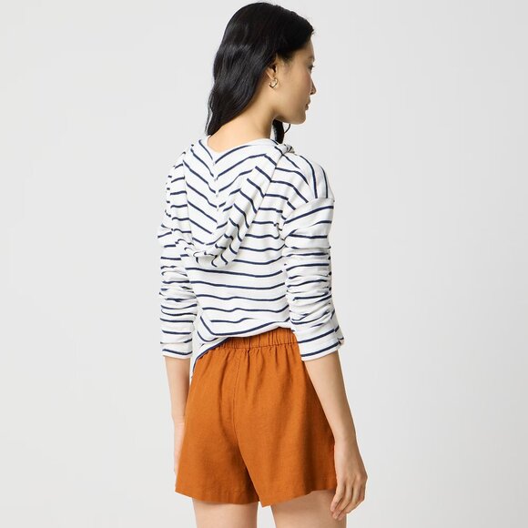 J. Crew Adobe Linen-Blend Pull-On Short/NWT/M - Picture 3 of 13